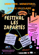 Affiche festival Les Zapartés 2022 à Montpon-Ménestérol du 13/06/2022 au 19/06/2022
