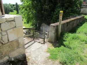 Départ du chemin GR6