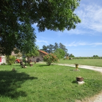 On passe devant une ferme en quittant Labadie