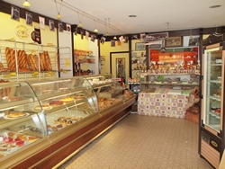 interieur de la boulangerie Lominé à Neuvic