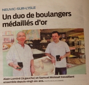 Lominé boulangerie patisserie Neuvic médaille d'or