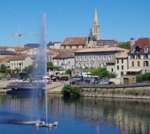 Le port de Bergerac sur la Dordogne