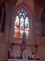 La Bastide de Molières  - église Notre-Dame vitrail