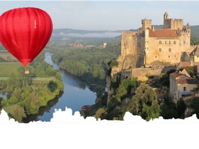 Montgolfière et Châteaux à Beynac et Cazenac