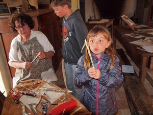 L'atelier sculpure avec Clément et Elise