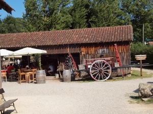 Les granges aménagées pour le repas
