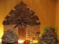 Horloge customisée façon Périgord