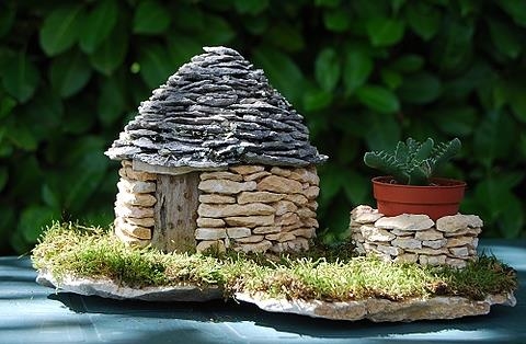 Cabane décorée