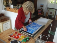 Peinture à la cire d'abeille