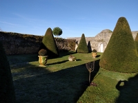Le chateau de Montréal dordogne, les jardins