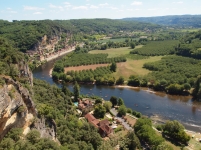 La dordogne en contrebas