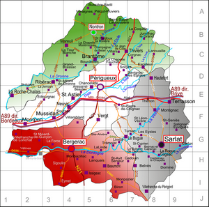 Carte Dordogne