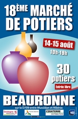Marché des potiers de Beauronne aout 2021