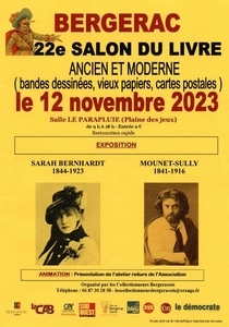 Affiche Salon Livre Ancien Bergerac  2023