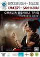 Affiche Concert Ghalia Benali  2026 à Boisseuilh le 13/06/2026
