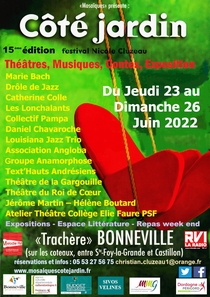 Affiche Festival Côté jardin 2022
