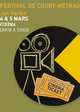 Affiche Festival de court métrage 2023 à Carsac-Aillac du 04/02/2023 au 05/02/2023