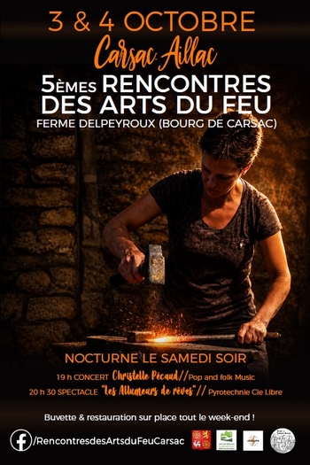 5èmes Rencontres des Arts du Feu à Carsac-Aillac