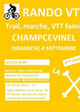 Affiche Rando VTT Champcevinel 2022 à Champcevinel le 04/09/2022