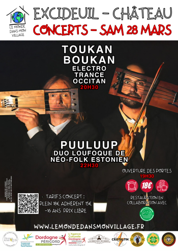 Affiche concert Toukan Boukan - Puuluup  2026