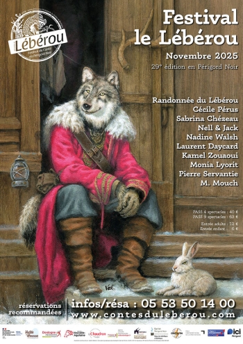 Affiche Festival les contes du Lébérou  2025