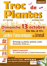 Troc de Plantes à LIMEUIL 13 octobre 2019