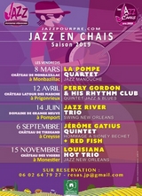 Jazz en Chais Monestier concert Louisina Trio 2019