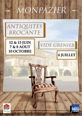 Brocante d'octobre à Monpazier 2021