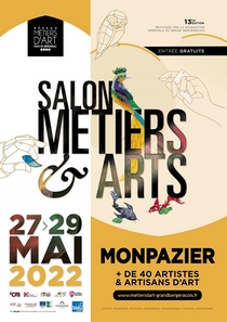 Affiche Le Salon des Métiers et Arts 2022
