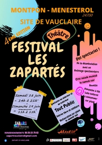 Affiche festival Les Zapartés 2022