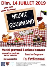Marché gourmand 2019 à NEUVIC