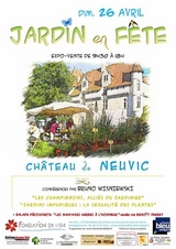 Jardin en fête au château de Neuvic avril 2020