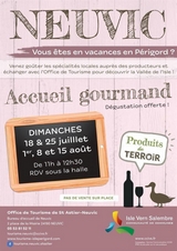 Accueil gourmand neuvic périgord en août 2021