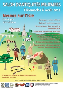 Affiche Salon d’antiquités militaires 2023