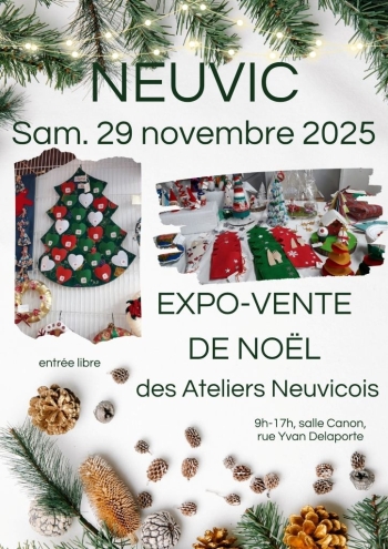 Affiche Expo-Vente de Noël 2025