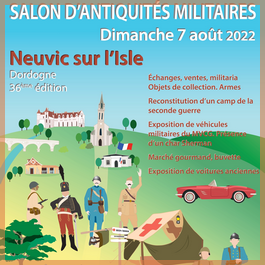 Bourse aux armes 7 aout 2022 Neuvic dordogne