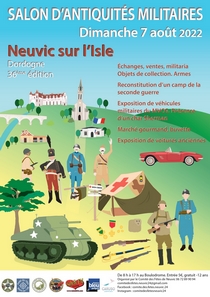 Affiche Salon d’antiquités militaires 2022