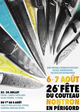 Affiche la Fête du Couteau 2022 à Nontron du 06/08/2022 au 07/08/2022