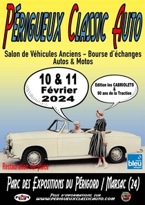 Salon Perigueux Classic Auto 2024 à Périgueux Février 2024