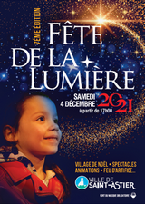 Fête des lumières 2021 à Saint-Astier