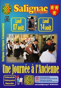 Affiche Une Journée à l'Ancienne à Salignac-Eyvigues 2023