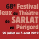 Festival des jeux de Théâtre de Sarlat 2019