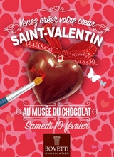 Atelier confection d'un coeur en chocolat au musée Bovetti 2018